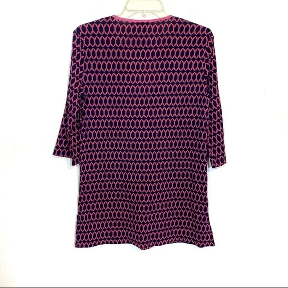 NWT J. CREW Tile Print Swim Coverup / Tunic Dress